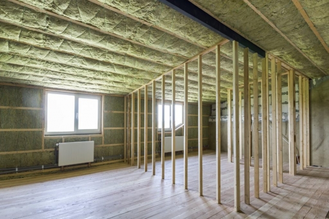 Tetőtér szigetelése.